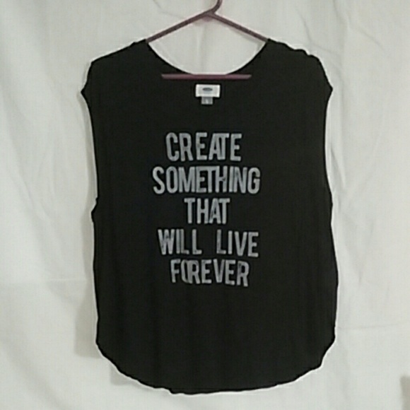Old Navy Graphic Muscle Tee