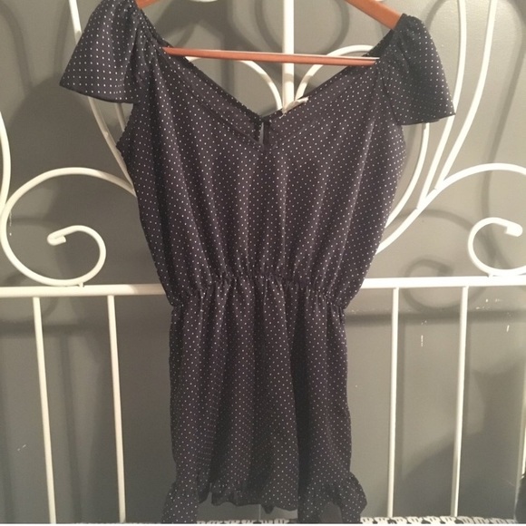 Navy romper