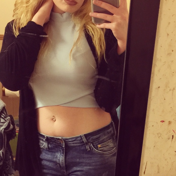 Wrapped crop top