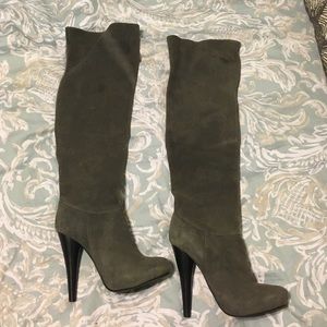 Bakers faux suede over the knee- thigh high boot