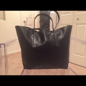 Zara perforated tote bag