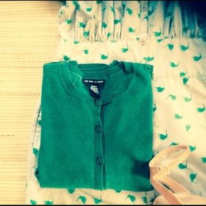 New York & Company Sweaters - ๐ Green Silk New York & Co Cardigan New York & Company Sweaters - ๐ Green Silk New York & Co Cardigan