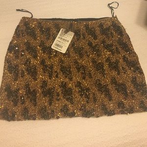 Zara🙌🏾💗 sequin embellished mini skirt