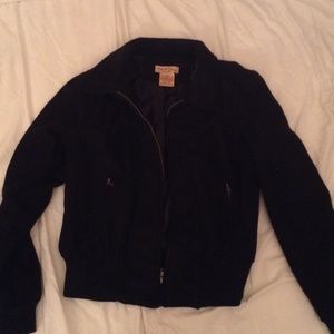 Black zip up jacket