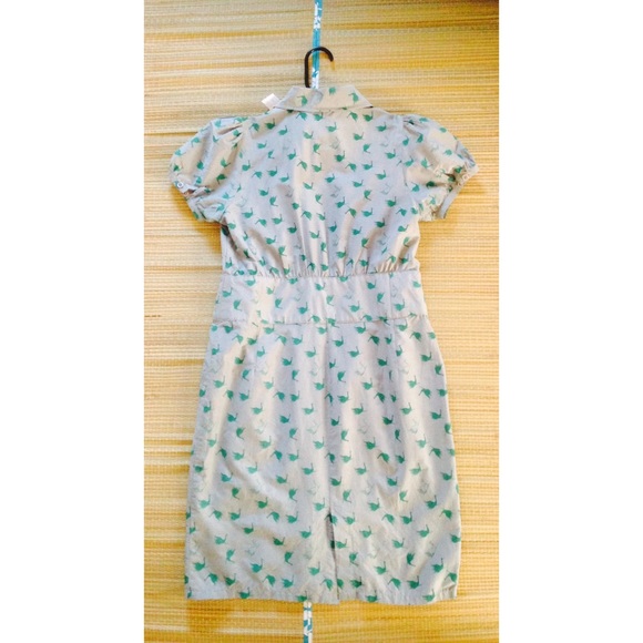 Industry Dresses - π Vintage Cotton & Silk Bird Dress Industry Dresses - π Vintage Cotton & Silk Bird Dress