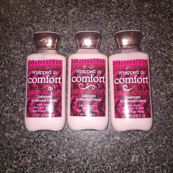 3 New Wrapped in Comfort Lotion