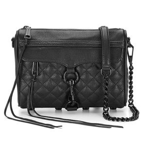Rebecca Minkoff Quilted MAC in Black