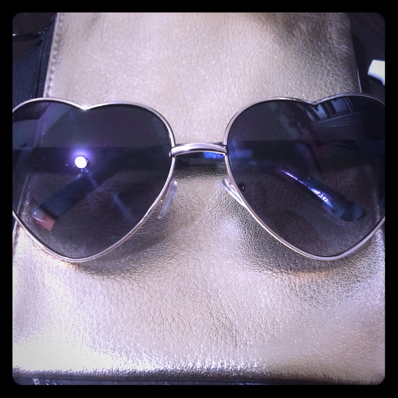 Heart shaped sunglasses