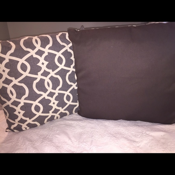Grey Decorative Pillows - Picture 1 of 1