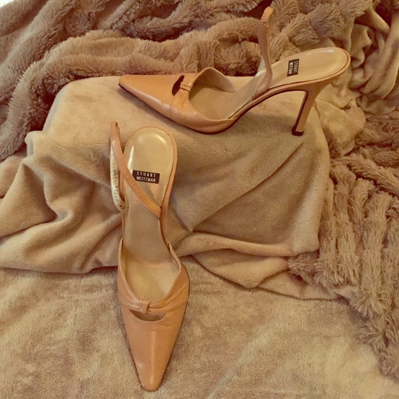 Stuart Weitzman Sling Back Heels - Picture 1 of 3
