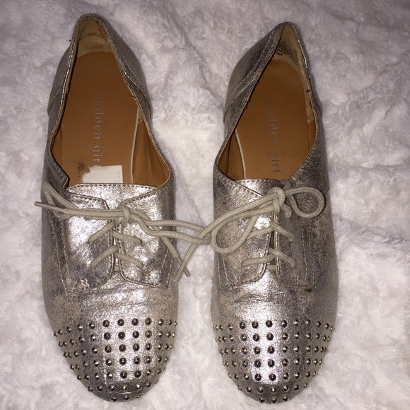 Madden girl studded Oxford-flats