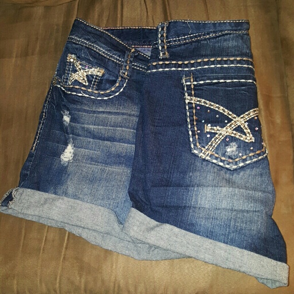 Jeans shorts plus size