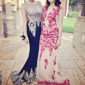 Black and Gold Prom/Formal Dress