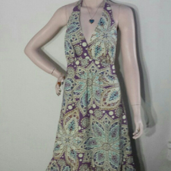 Merona backless boho chic Dress sz Medium - Picture 1 of 3