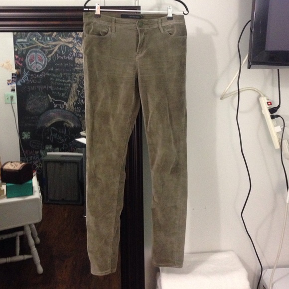 Calvin Klein fuzzy Corduroy.