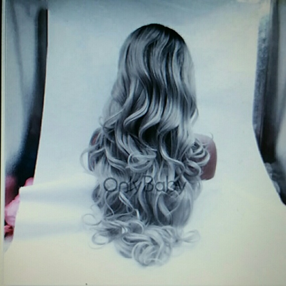 Gray Beauty Lacefront Wig 28 inches long!! main image 4
