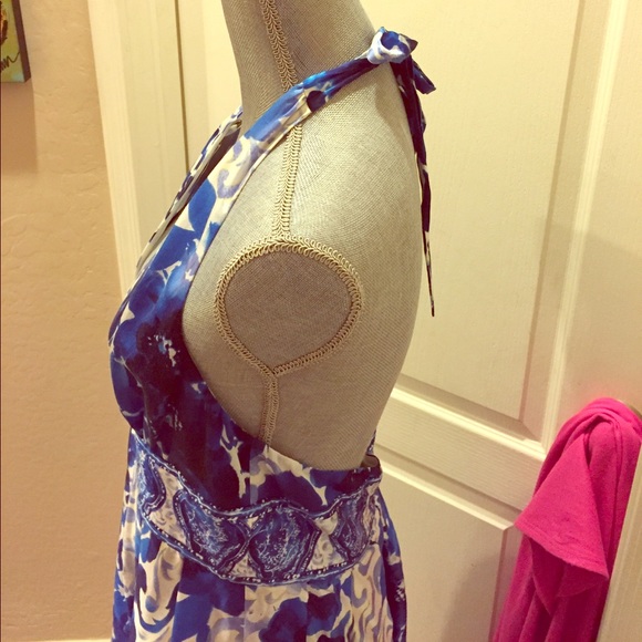 🎉HP🎉 Adrianna Papell Print Halter Dress - Picture 6 of 8