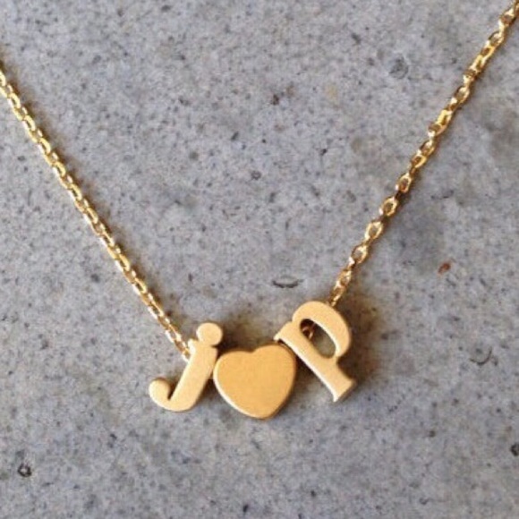 CUSTOM lowercase INITIALS NECKLACE - Picture 7 of 8