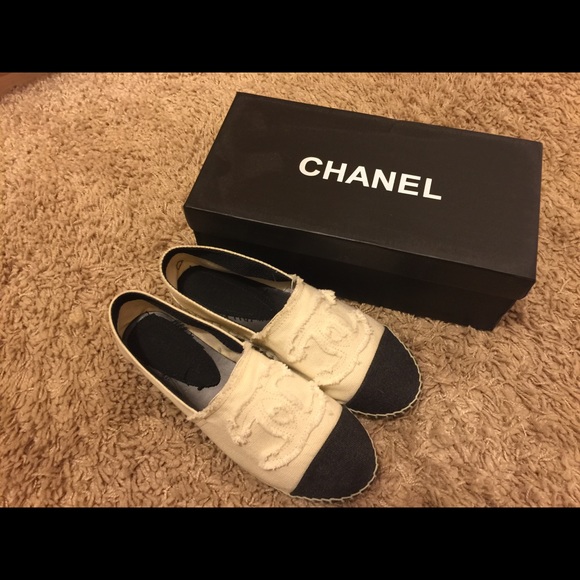 chanel shoes espadrilles size