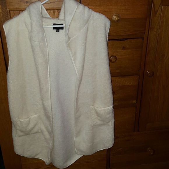 Oversized so cozy hooded vest