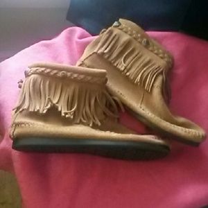 Minnetonka moccasin booties