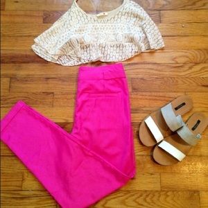 Pink H&M dress pants