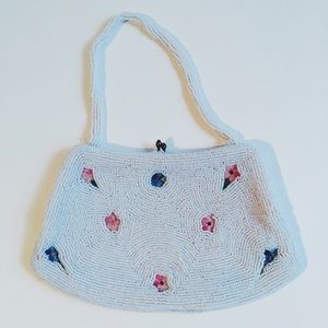 sweet vintage purse / fully beaded 🌸🌺