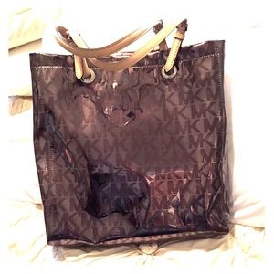 Michael Kors charcoal tote