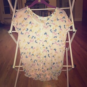 Butterfly sheer top!