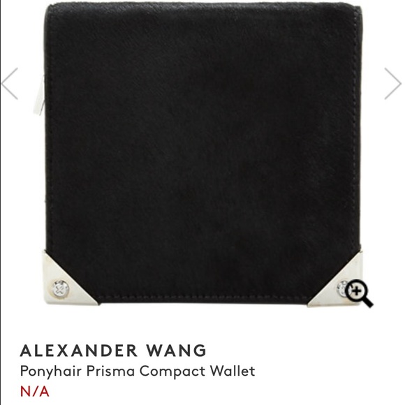 Alexander wang prisma wallet in pony hair