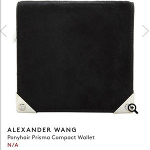 Alexander wang prisma wallet in pony hair