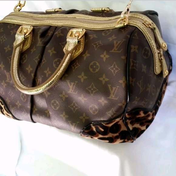 WILL TRADE Louis Vuitton Stephen Leopard Pony Bag - Picture 3 of 4