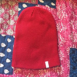 ❌SOLD❌ NWOT knit beanies red and hunter orange
