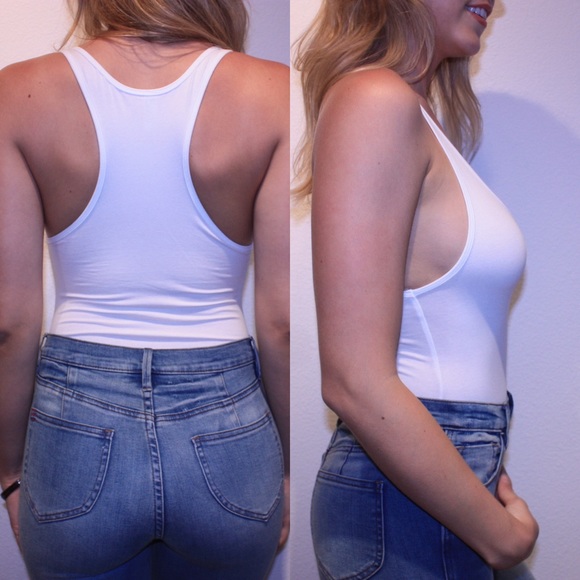 American Apparel AA Thong Bodysuit Leotard - Picture 2 of 4