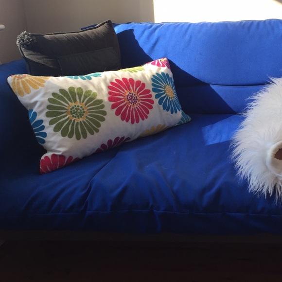 Pottery Barn floral pillow - Picture 2 of 4