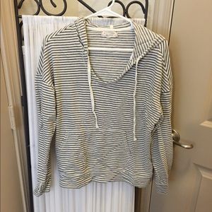 Loose comfy striped sweatshirt