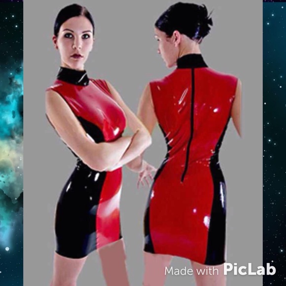 Heavy PVC mini Dress