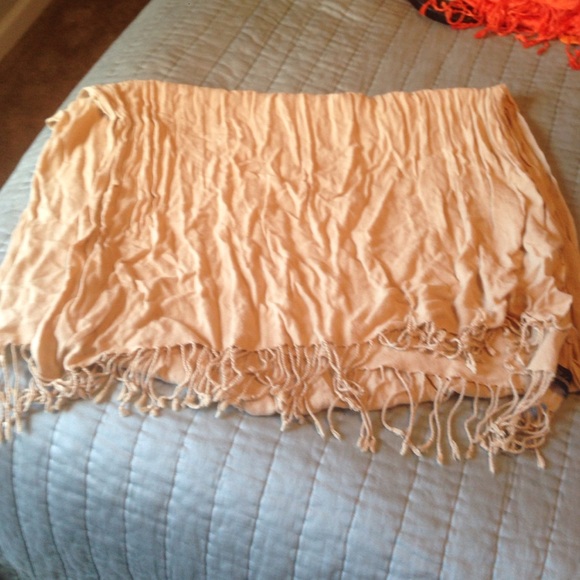 Tan pashmina wrap