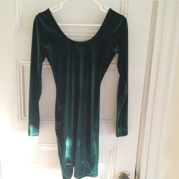 American Apparel velvet bodycon dress