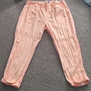 Old Navy Linen Capris
