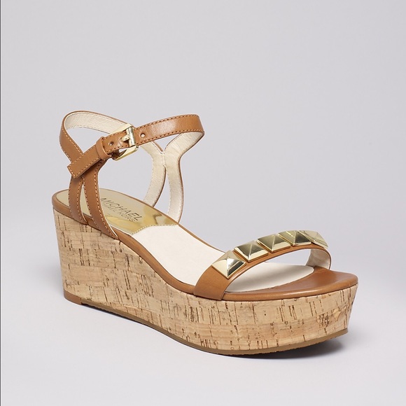 MICHAEL Michael Kors Studded Platform Wedge Sandal