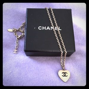 Chanel enamel charm necklace