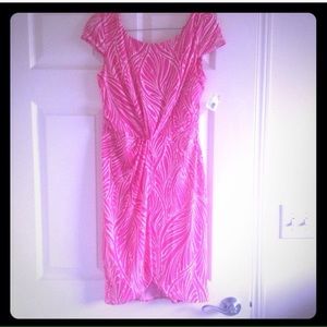 Victoria secret pink and white dress