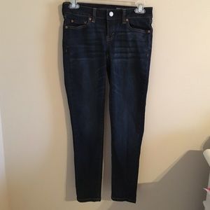 Dark denim jeggings