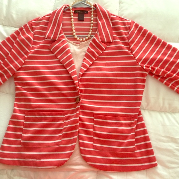 Fantastic striped light weight blazer !!
