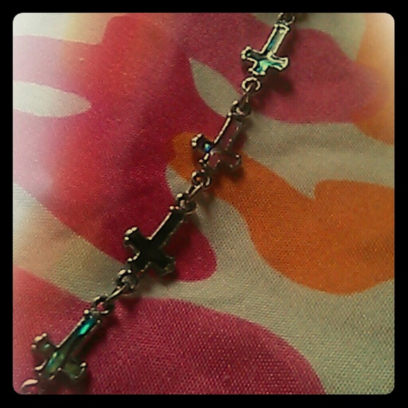 Beautiful Cross Tennis Bracelet