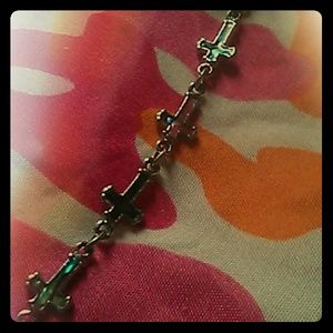 Beautiful Cross Tennis Bracelet