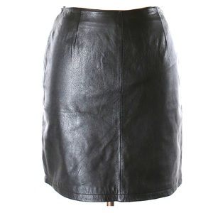 100% Genuine Leather Skirt Sz 14
