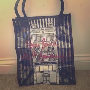 Henri Bendel clear tote bag