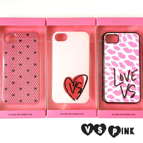 ON HOLD NWT VS PINK iPhone 4/4s Set